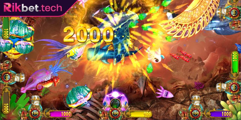Bắn Cá VIP RIKBET - Trải Nghiệm Game Độc Quyền Đỉnh Cao 2 Hệ thống vũ khí tối tân khi chơi Bắn Cá VIP tại RIKBET