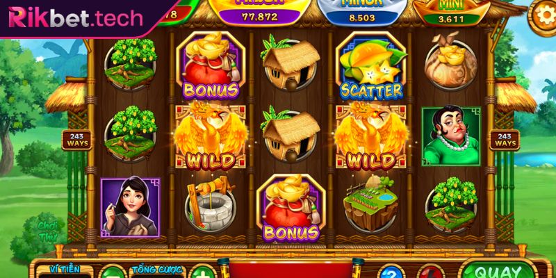 Nổ Hũ Ăn Khế Trả Vàng RIKBET Với Trải Nghiệm Slot Độc Đáo 3 Sử dụng vòng quay miễn phí