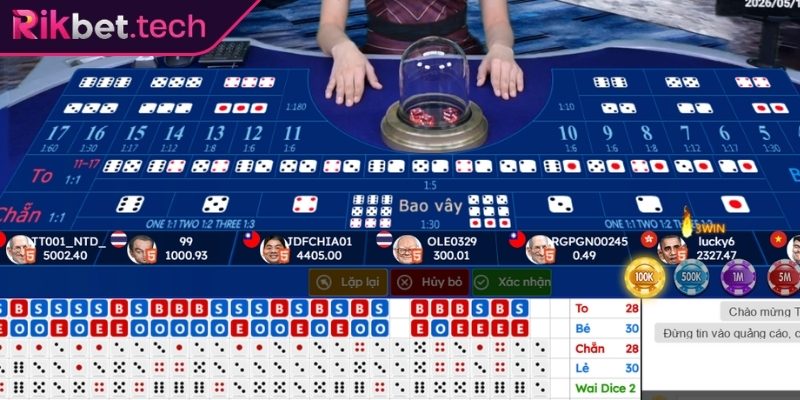 Cách Chơi Xí Ngầu Rikbet - Luật Chơi Và Mẹo Hay Cho Tân Thủ 2 Hướng dẫn cách chơi xí ngầu Rikbet
